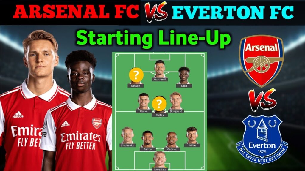 Arsenal FC Vs Everton - Matchday 5 | Arsenal FC Line Up | Arsenal vs Everton Premier Leaugue 2023/24