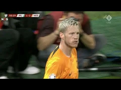 Wout Weghorst ongelooflijk doelpunt Ierland tegen Nederland | Euro kwalificatie |