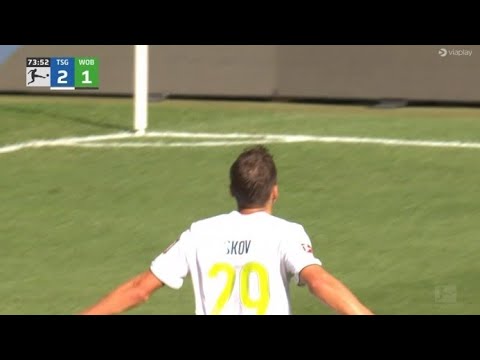 TSG Hoffenheim vs VFL Wolfsburg 3-1 Robert Skov, Maximilian & John goals earn win | Bundesliga