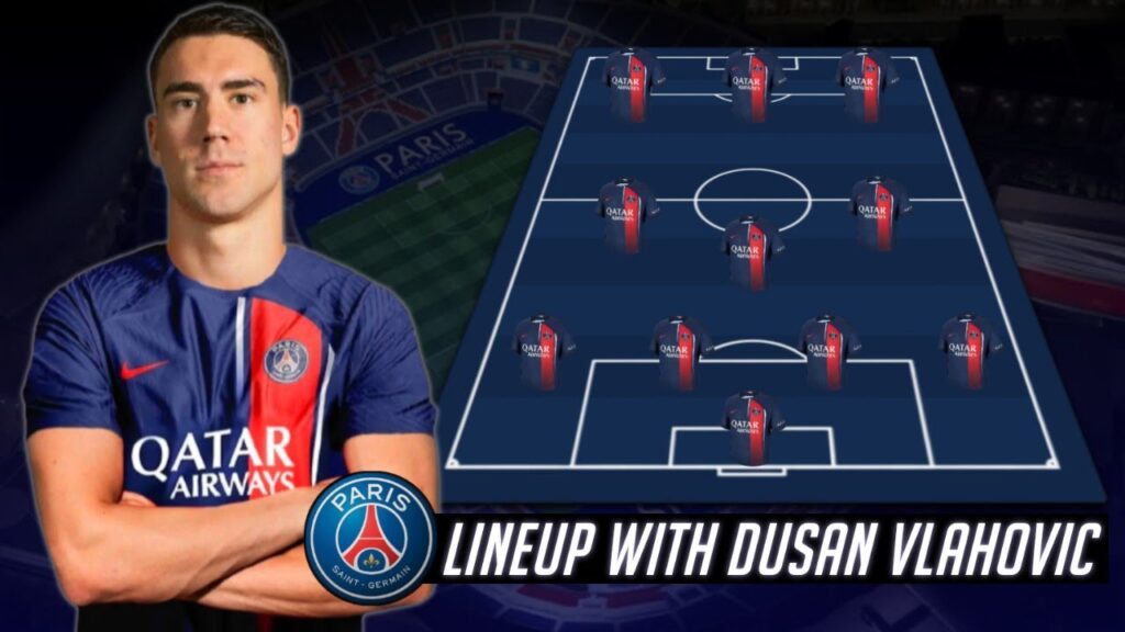 PSG Potential Lineup 2023/24 with Dusan Vlahovic