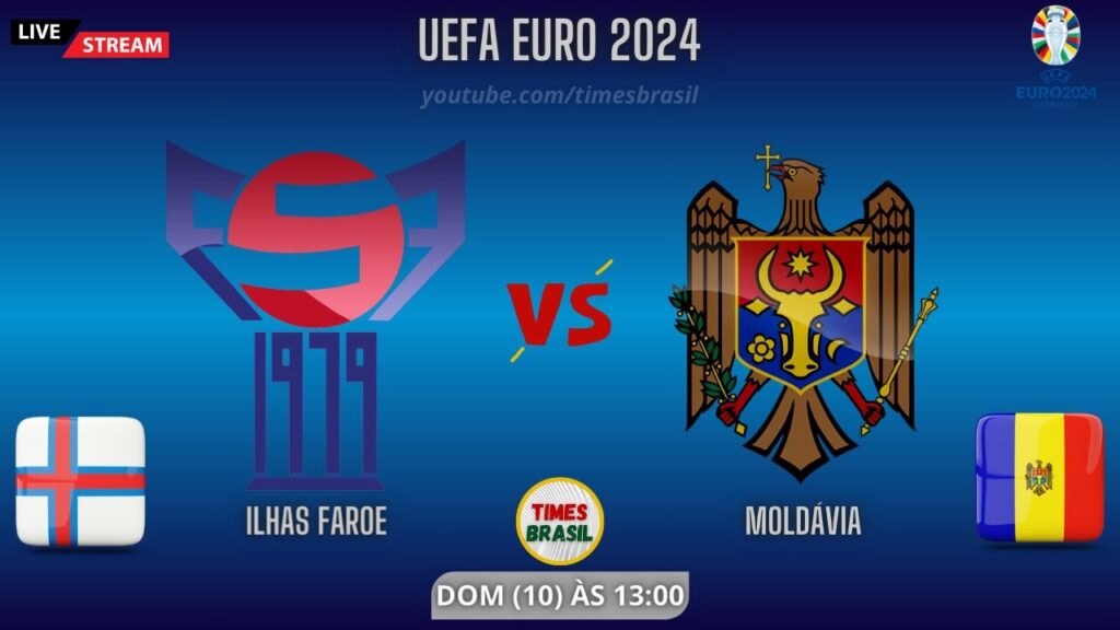 Ilhas Faroe vs Moldávia | UEFA Euro 2024 (qualificação) #FutebolAoVivo