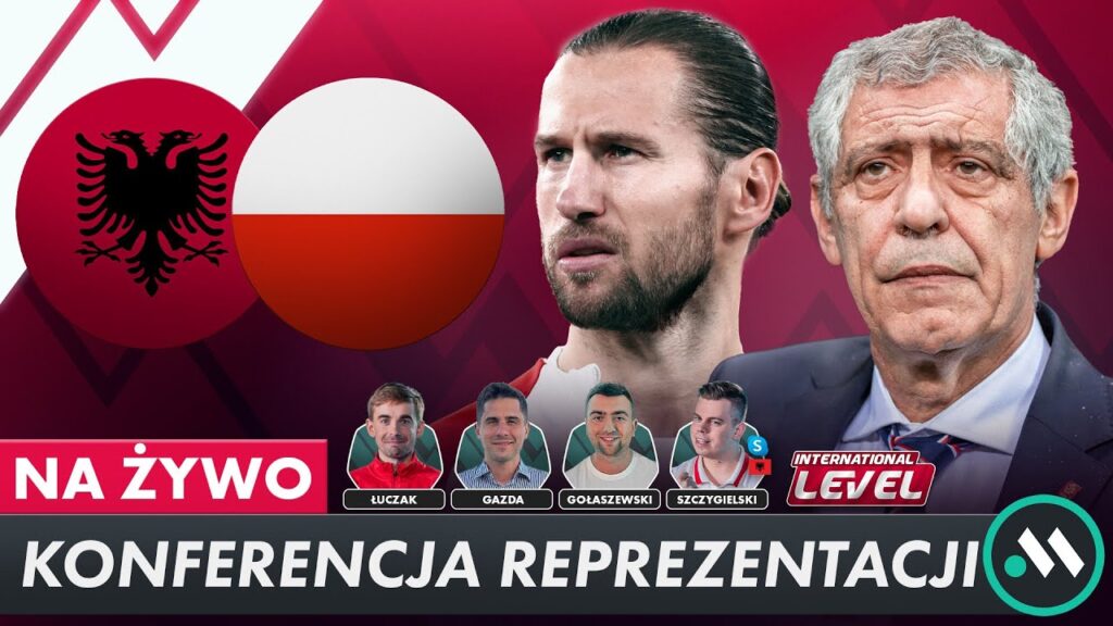 KRYCHOWIAK I SANTOS: KONFERENCJA I TRENING REPREZENTACJI PRZED ALBANIA - POLSKA. INTERNATIONAL LEVEL