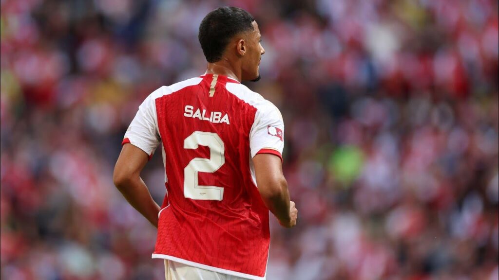 William saliba vs Manchester City community shield 06/08/23