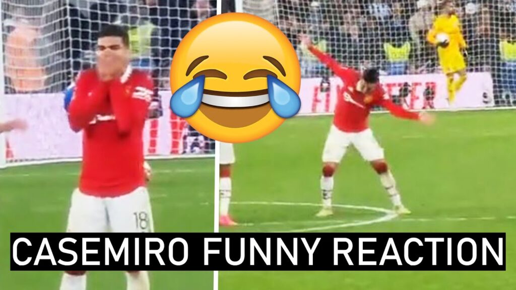 Casemiro Funny Reaction During Penalty Shootout | Man United VS Brighton