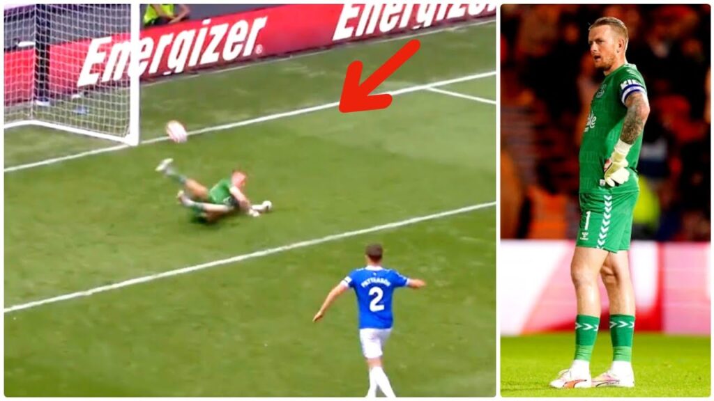 Jordan Pickford score incredibly Everton own goal vs Sheffield United