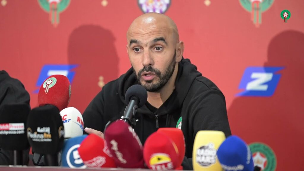 الندوة الصحافية للسيد وليد الركراكي بعد لقاء بوركينا فاسو