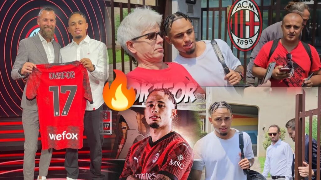 Noah Okafor announced as jersey number confirmed 👏, AC Milan new striker signed ,passes medicals..