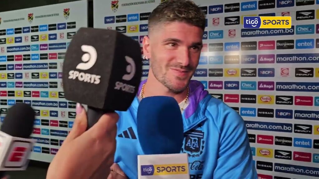 #zonamixta ¡Rodrigo De Paul pasó por las cámaras de #TigoSportsBolivia!