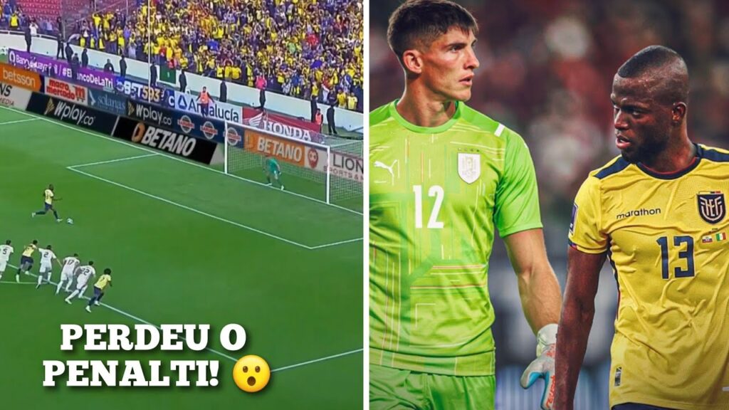 Enner Valencia X Uruguai - PERDEU PENALTI e parou em ROCHET - Eliminatórias para a COPA 2023