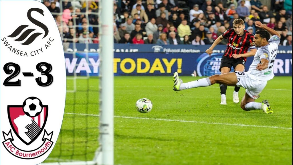 Swansea City vs AFC Bournemouth (2-3) - EFL Cup Round 2 Highlights