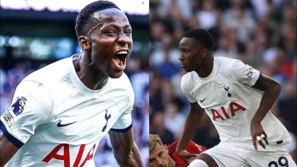 Pape Matar Sarr marque un jolie but face à Manchester United