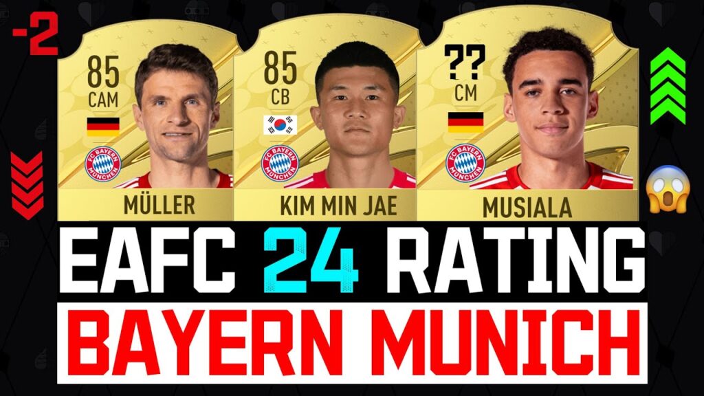 FIFA 24 | Bayern Munich Players RATINGS (EA FC 24)! 🔥😲 ft. Kim Min Jae, Guerreiro, Musiala…