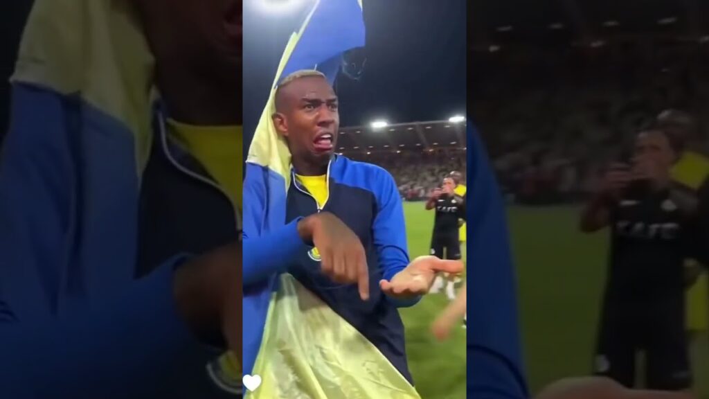 talisca  celebrate in front of al hilal