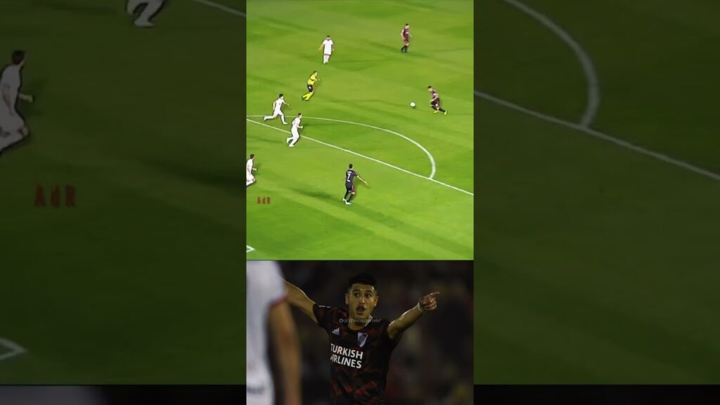 GOLAZO de EXEQUIEL PALACIOS en la goleada de River 4-0 ante Huracán.