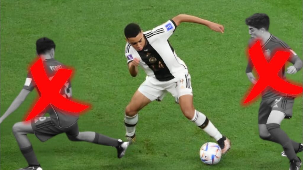 Jamal musiala juega al fifa street en la vida real