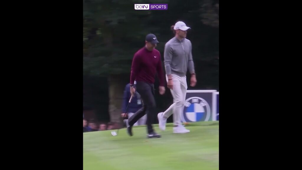 Gareth Bale shows off his golf skills