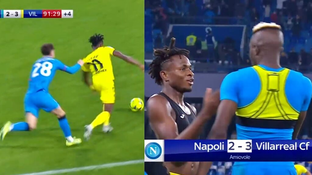 Samuel Chukwueze vs Napoli | SKILLS & Osimhen SHIRT SWAP | WELCOME TO MILAN 🇳🇬