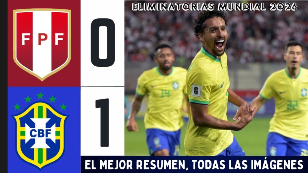 PERÚ 0 BRASIL 1, GOL AGÓNICO DE MARQUINHOS Y MUCHO VAR. EL RESUMEN MÁS AMPLIO CON TODAS LAS IMÁGENES