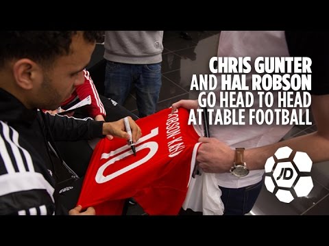Hal Robson Kanu and Chris Gunter Talk Wales, Table Football and Meeting Fans