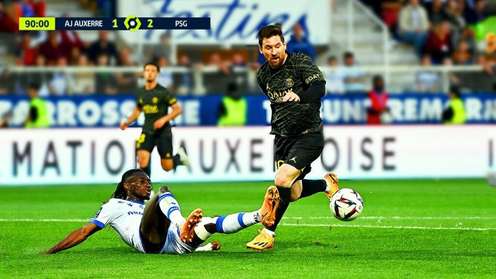 Lionel Messi Great Performance vs Auxerre (21/05/2023) | English Commentary - 1080i HD