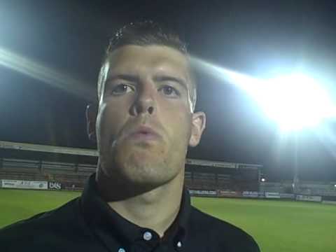 Goalkeeper Connor Roberts after the 3-1 friendly defeat at Kidderminster Harriers