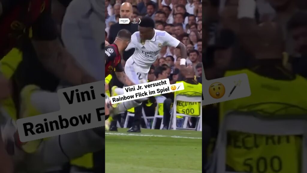 Vini Jr. mit dem Rainbow Flick im Spiel 🇧🇷😲