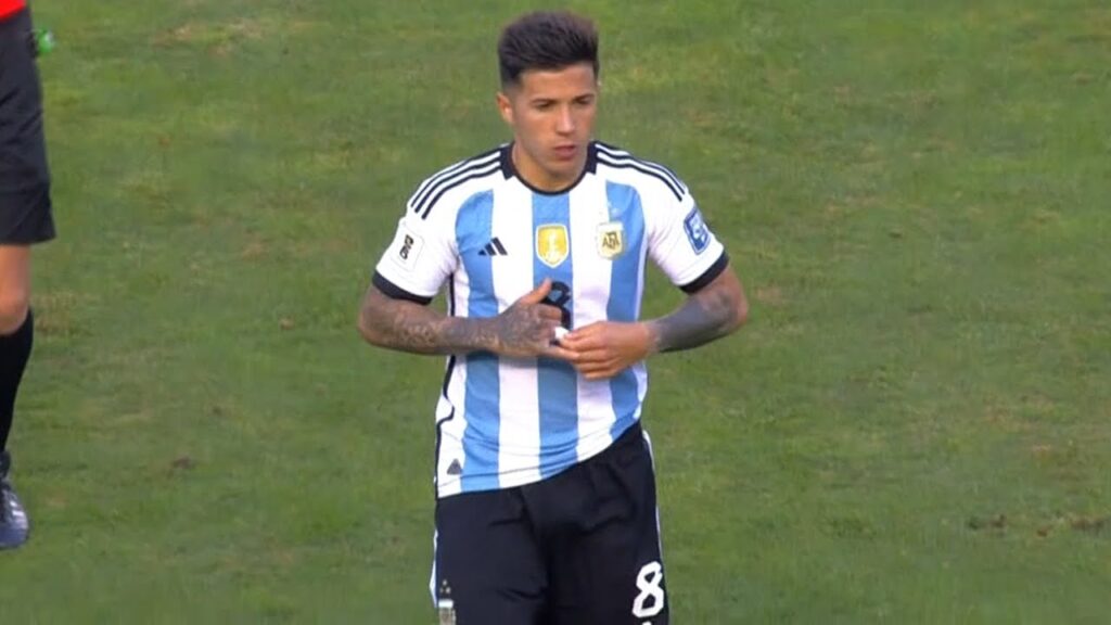 Enzo Fernández vs Bolivia | Goal | Every Touch Highlights 12-09-2023