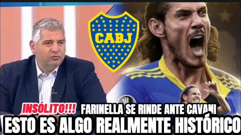 Historico!!!Farinella se rinde ante la llegada de Cavani!!!