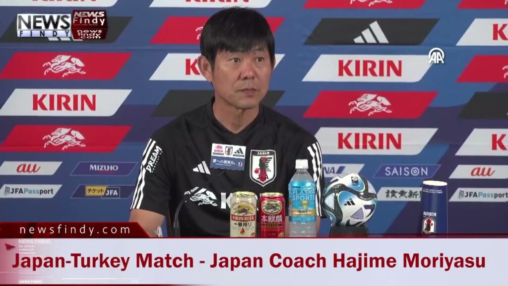 Japan Turkey Match Japan Coach Hajime Moriyasu Japan Turkey Match Japan Coach Hajime Moriyasu