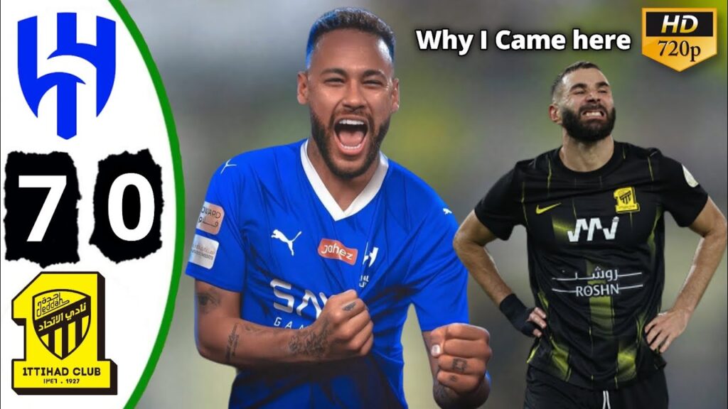 Neymar Debut Goal 🔥 - Al Hilal Destroyed Al Ittihad 7-0 Highlights & Goals 2023 HD