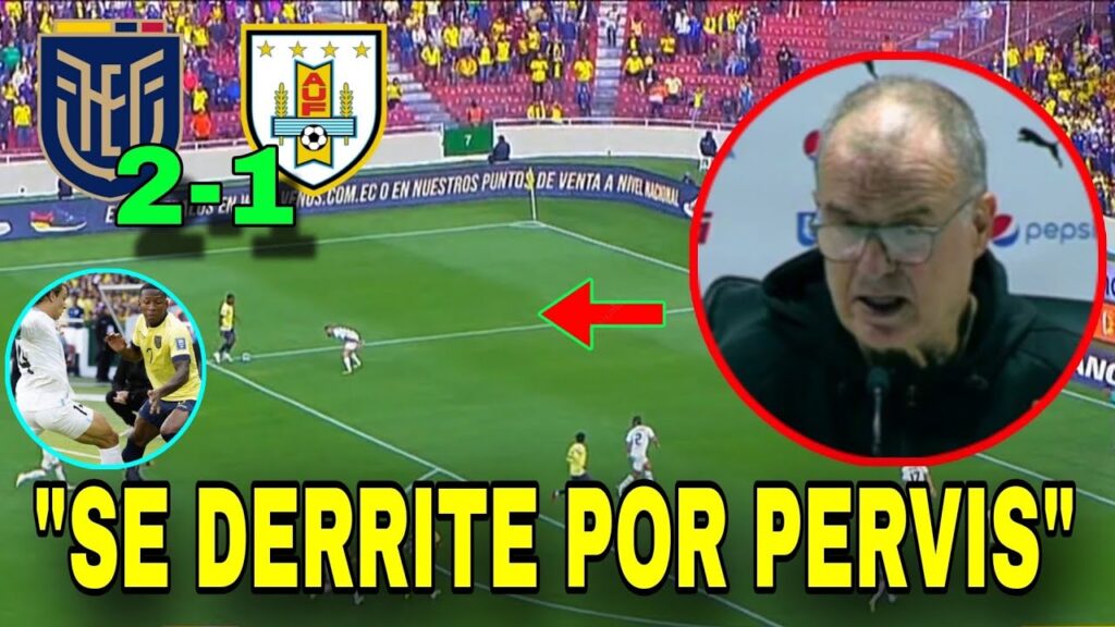ENTERNADOR de URUGUAY "SE DERRITE con PERVIS ESTUPIÑAN" tras la victoria de ECUADOR 🇪🇨