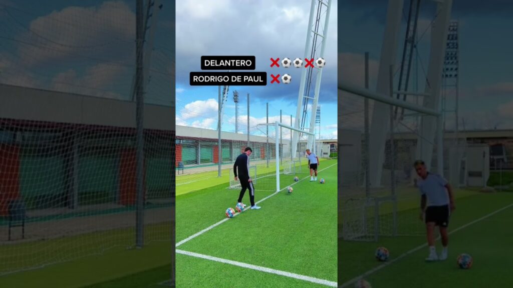 TIROS CON CURVA VS RODRIGO DE PAUL #shorts