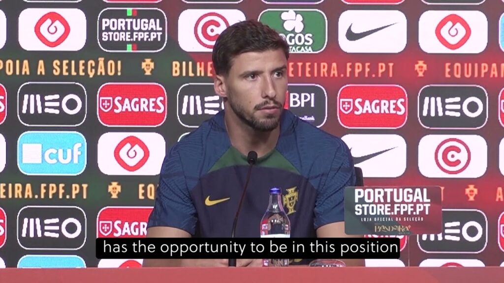 "Happy for him." - Portugal defender Dias on Matheus Nunes transfer.