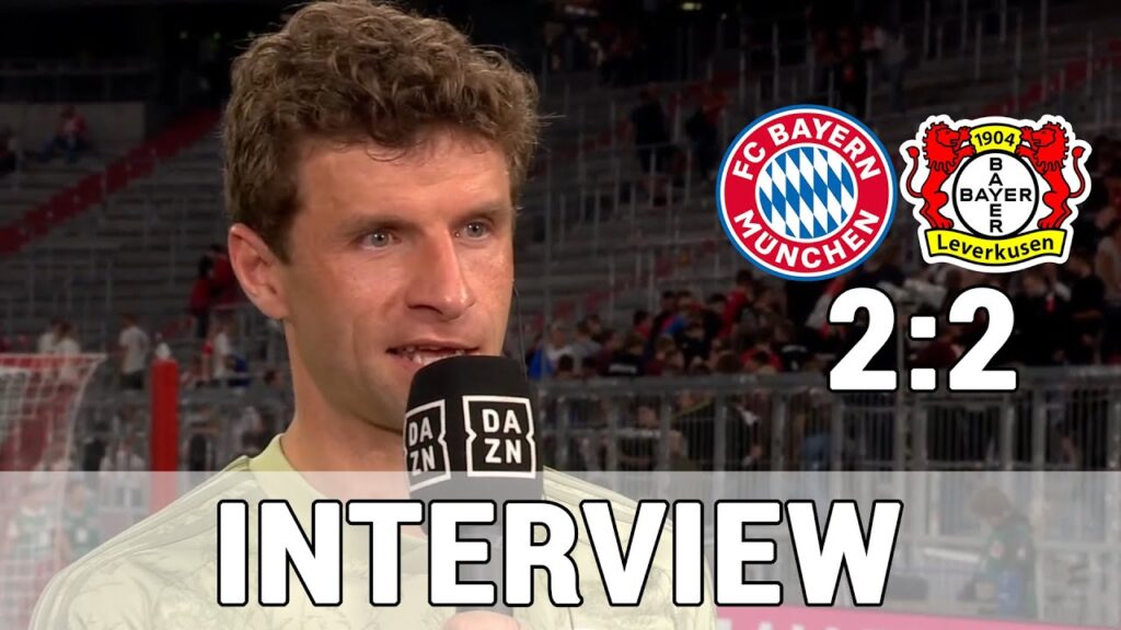 Thomas Müller: ,,Das ist kein Elfer, komm!" im Interview | FC Bayern 2:2 Leverkusen