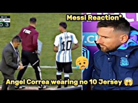 Messi & Bolivia Fans Reactions to Angel Correa wearing no 10 Jersey!! 😱