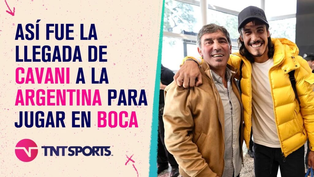 La llegada de Edinson #Cavani a la #Argentina para jugar en #Boca