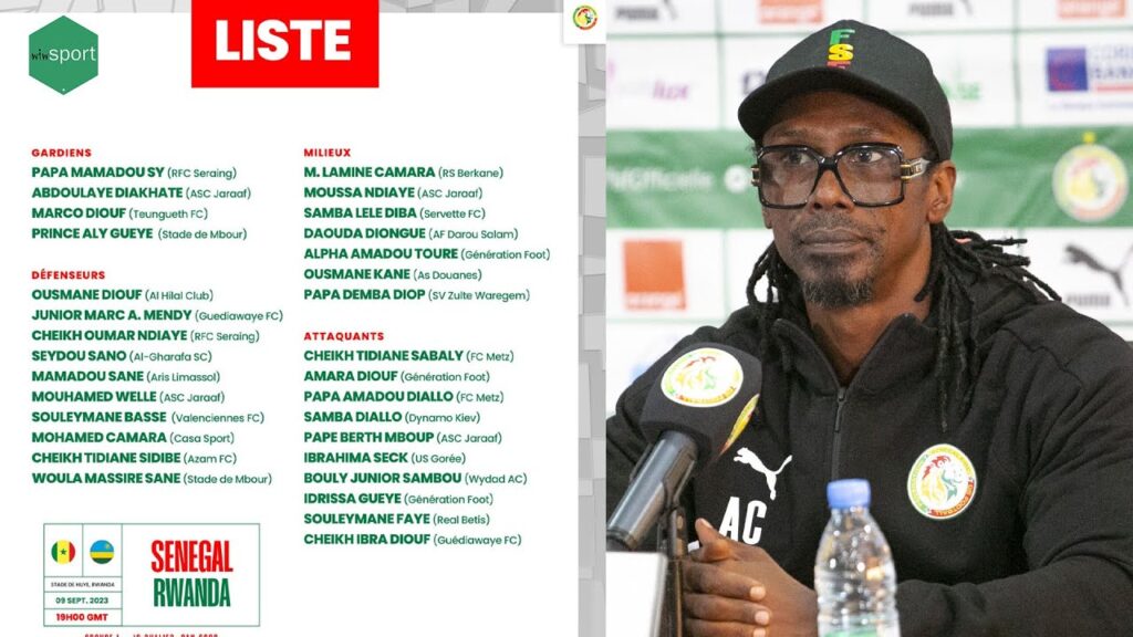 Aliou Cissé : « Ce groupe qui jouera contre le Rwanda constitue l'avenir du football sénégalais »