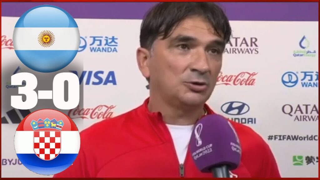 Argentina 3-0 Croatia | Zlatko Dalić | Post Match Interview | Messi Reach the final 2022 world Cup