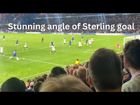 Stunning angle of Raheem Sterling and Jackson goal