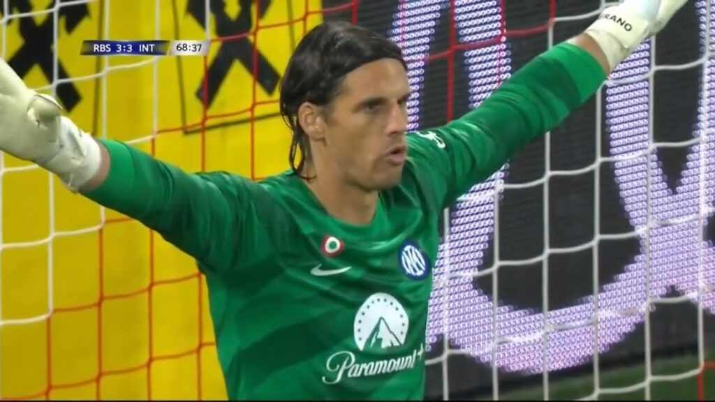 Yann Sommer Inter Debut vs Salzburg | 23/24