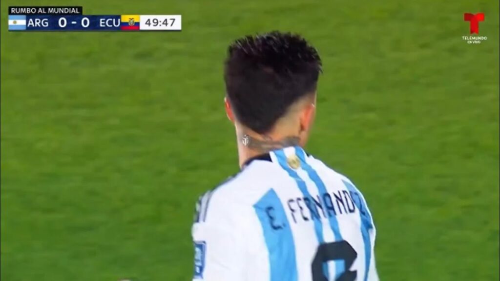 Enzo Fernandez vs ecuador 2023 HD 1080i