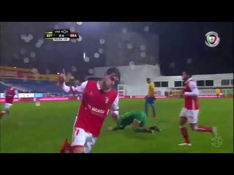 Golo de Ricardo Horta: Estoril 0-(6) Braga (Liga 25ª J)