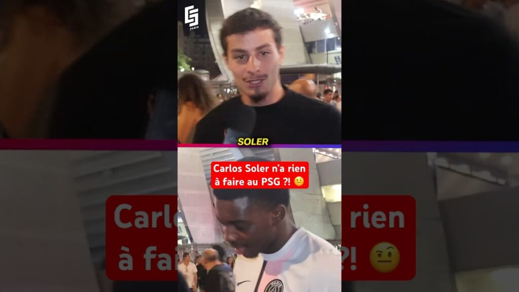 Carlos Soler doit quitter le PSG ?! 😳 #psg #parissaintgermain #soler #verratti #ugarte #football