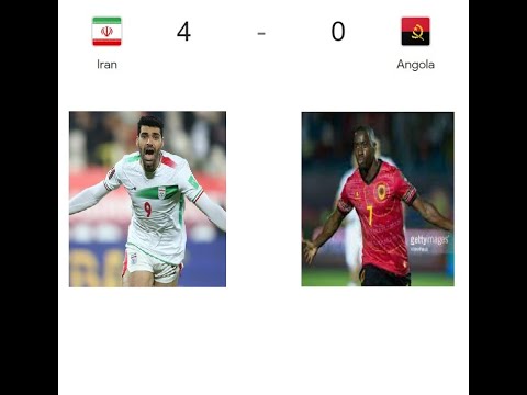 IRAN VS ANGOLA FOOTBALL 2023 - خلاصه بازی ایران مقابل آنگولا - 0-4 , jogo de futebol Irã x Angola
