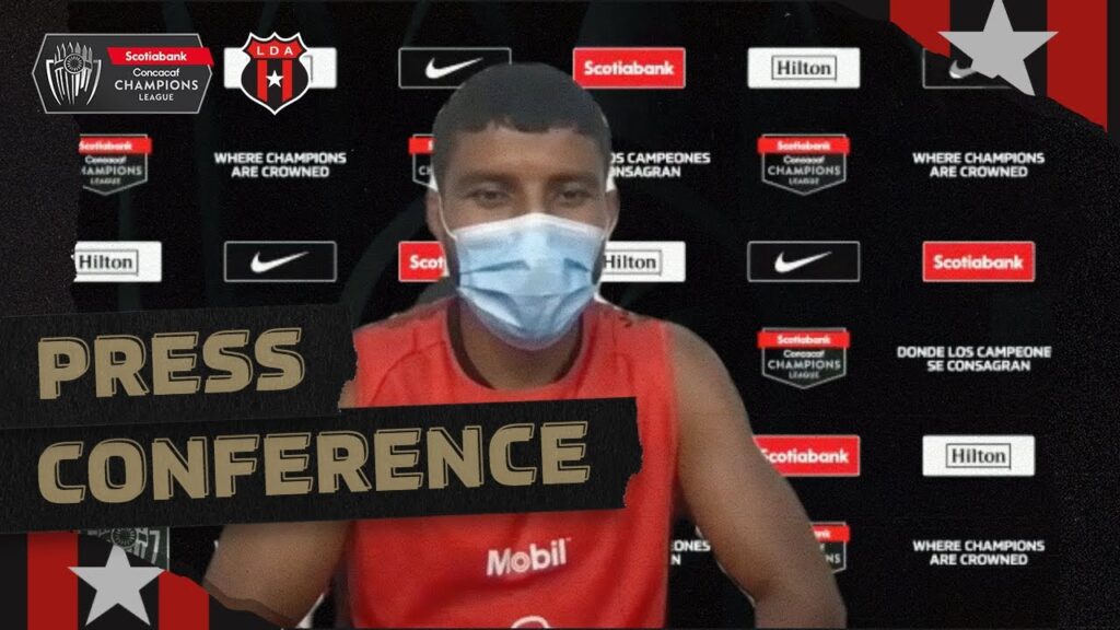 Press Conference - LD Alajuelense's Johan Venegas