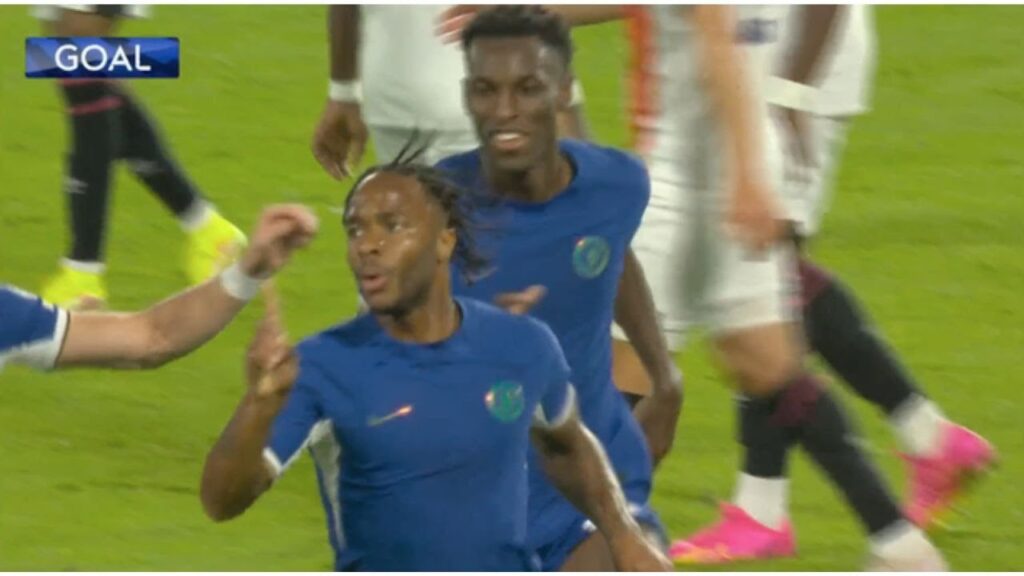 raheem sterling goal  vs luton town  chelsea vs luton town highlights today season 2023/24