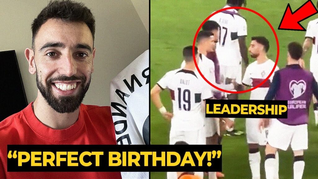 🔥 Bruno Fernandes REACTION after win with Portugal on his birthday | Manchester United News
