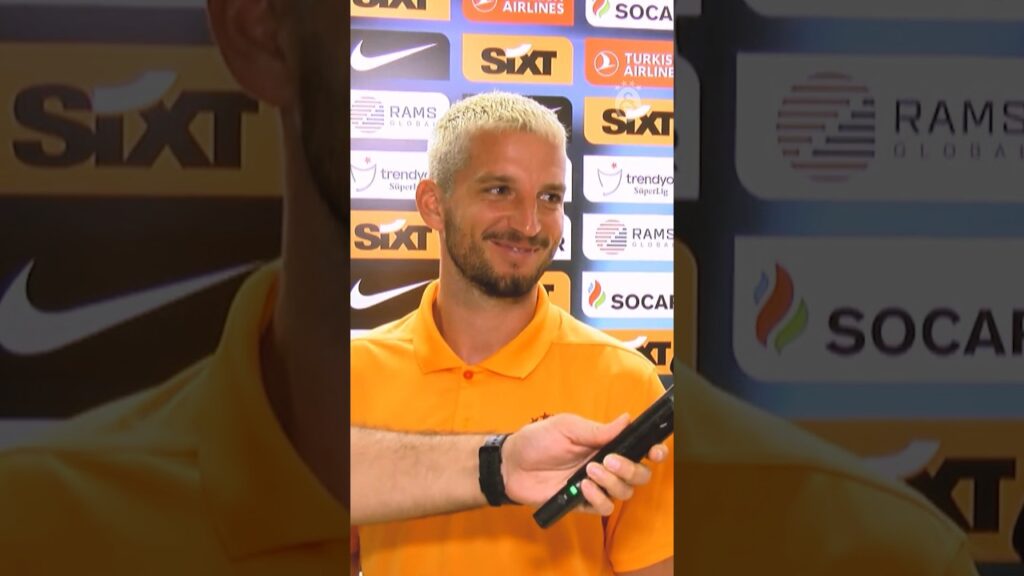 Dries Mertens’in maç sonu röportajından 🤣