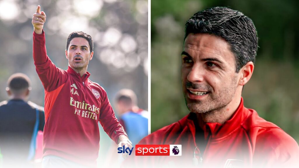 Mikel Arteta on being 'forced' to get involved in Arsenal training! 😅