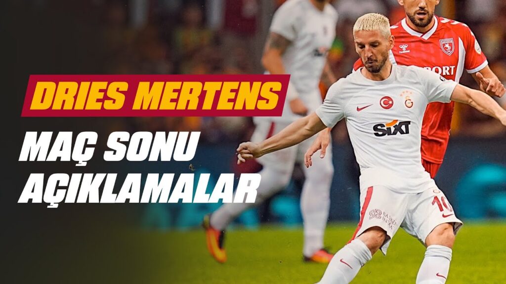 📺 Dries Mertens'in maç sonu açıklamaları | #GSvSAM